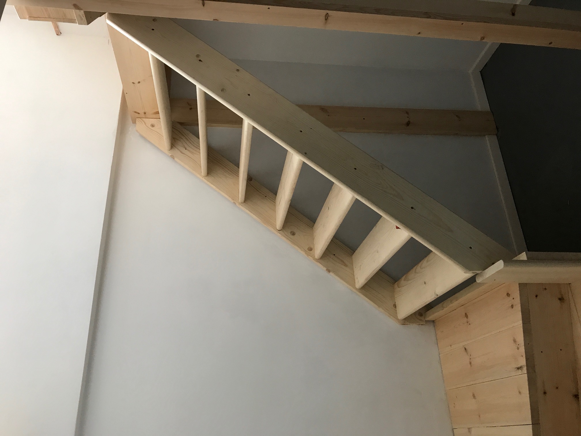 Appartement en duplex : cours ancienne veranda et petit potager