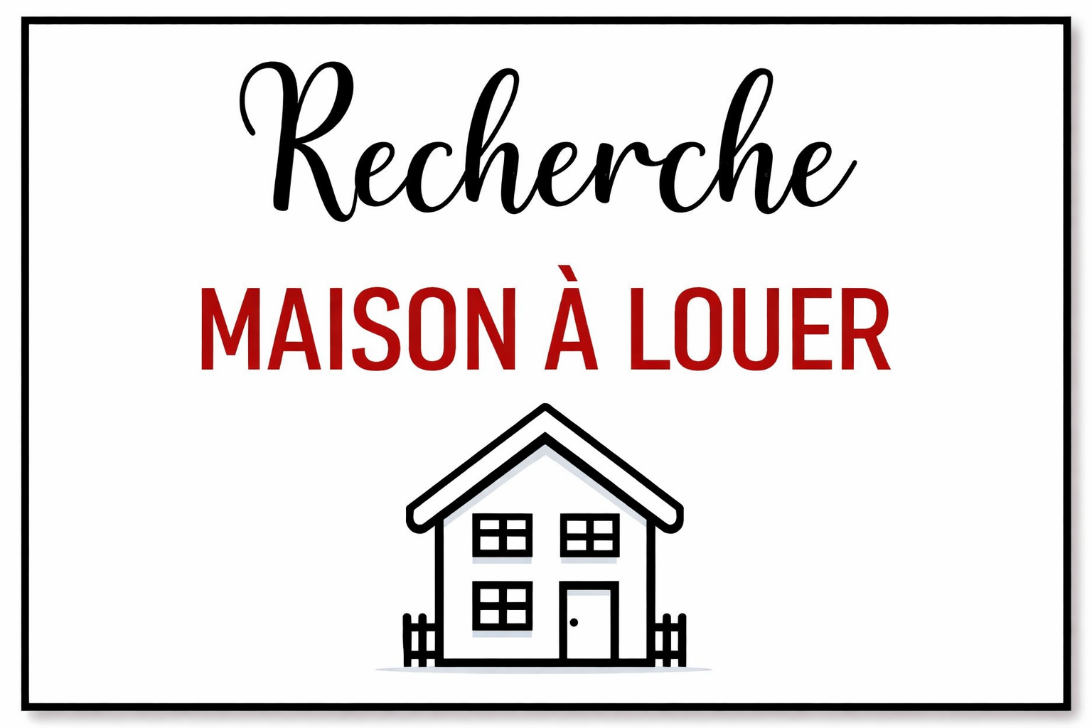 Recherche maison à louer 