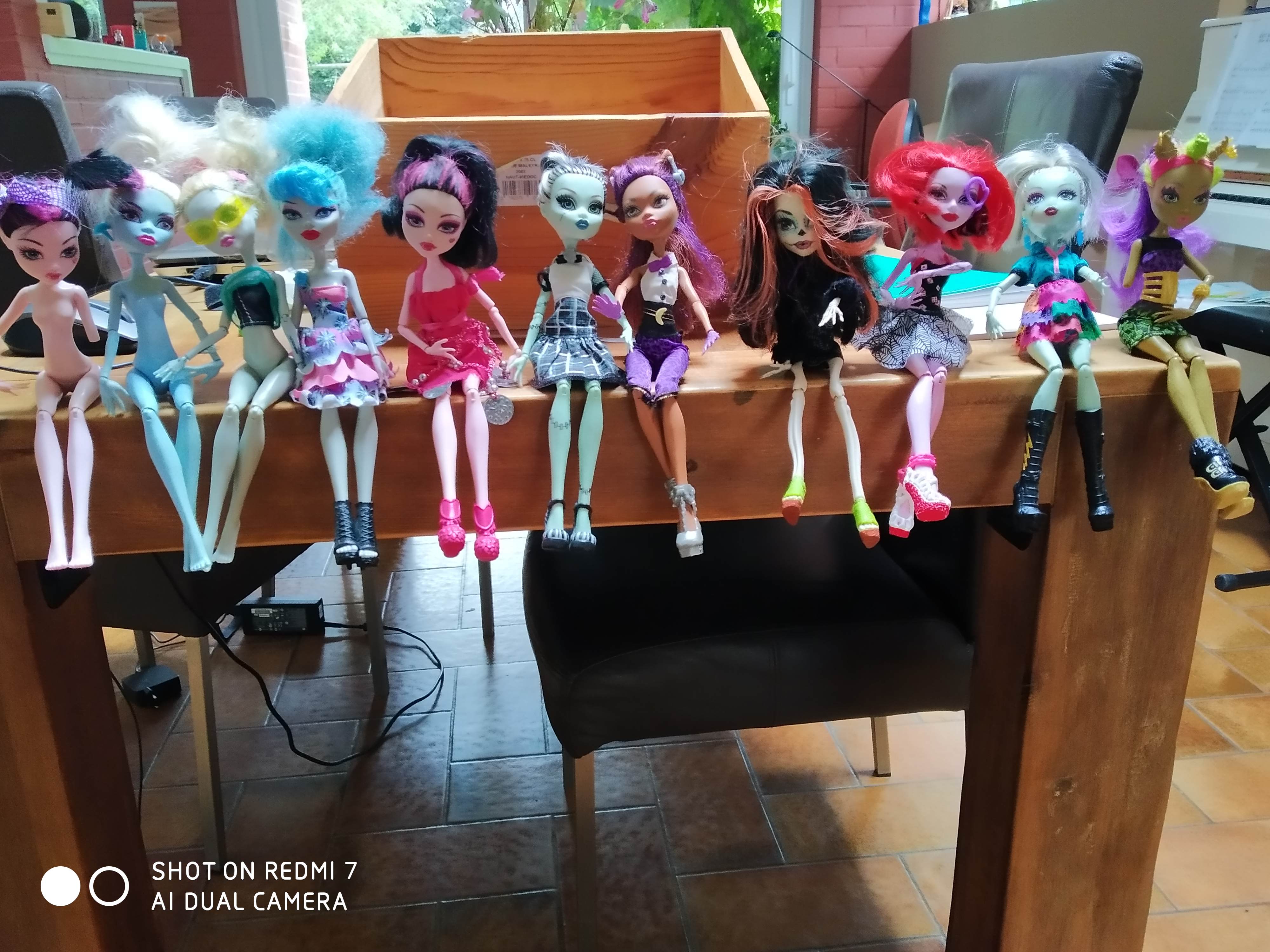 Lot de poup?es Monster high